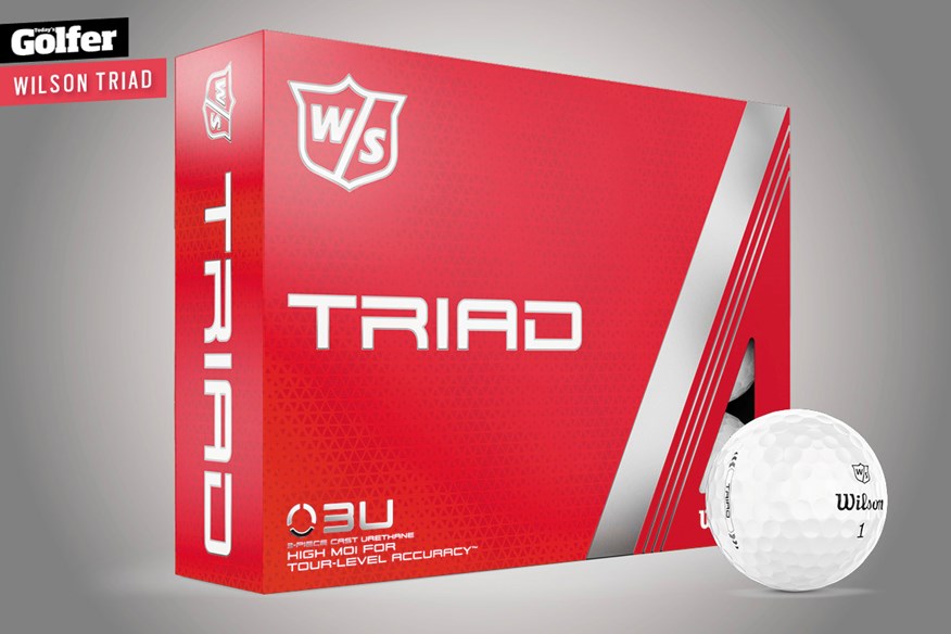 The Wilson Triad golf ball has been designed to help golfers break 80.