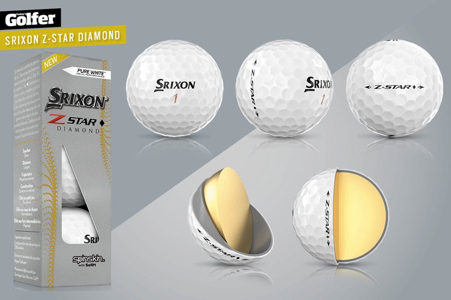 The new Srixon Z-Star Diamond golf ball is a three-piece premium ball for better players.