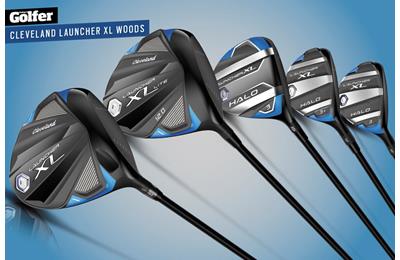 The new Cleveland Launcher XL drivers, fairway, hy-wood and hybrid.