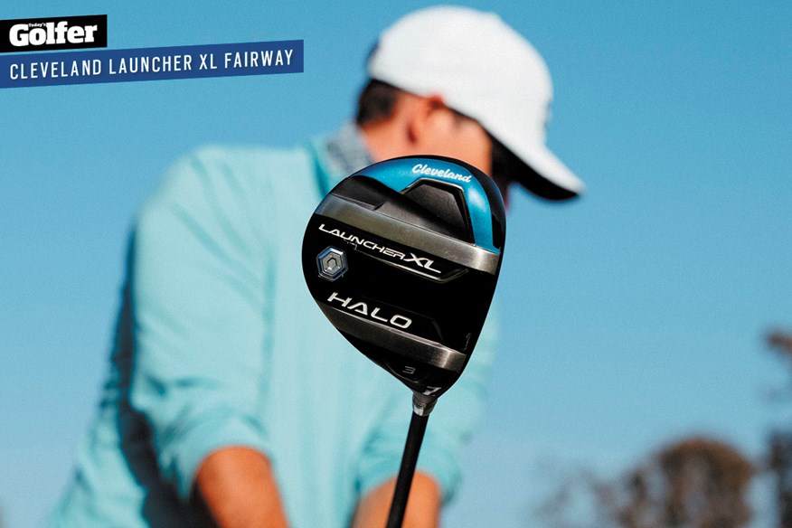 The Cleveland Launcher XL fairway wood.