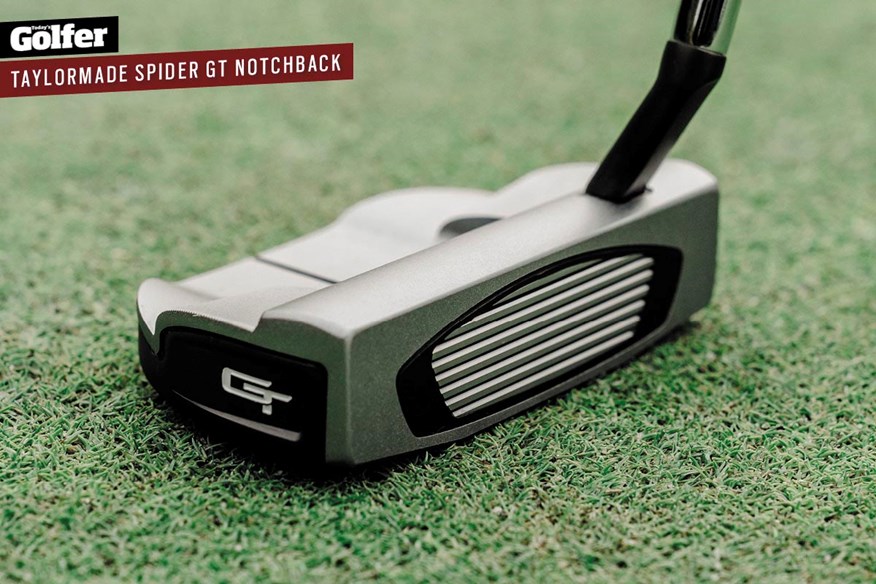 The TaylorMade Spider GT Notchback putter.