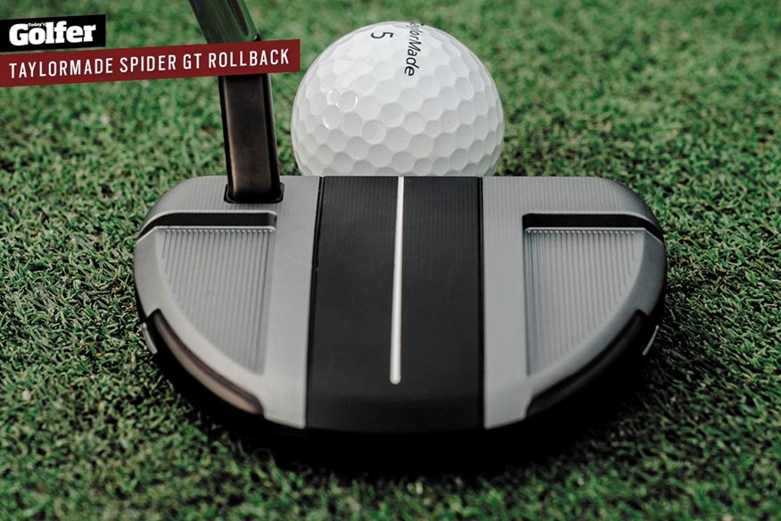 The TaylorMade Spider GT Rollback putter.