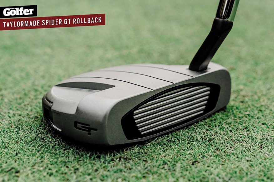 The TaylorMade Spider GT Rollback putter.