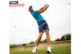 Dustin Johnson wears the new adidas Tour360 22 golf shoe.