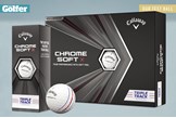 We used the Callaway Chrome Soft X Triple Track golf ball for our 2021 golf clubs tests.