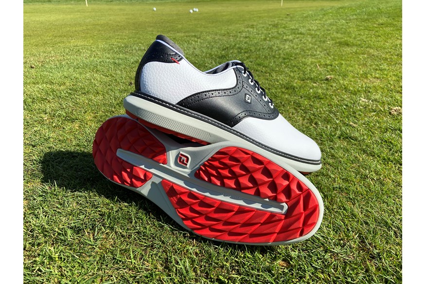 FootJoy Traditions SL golf shoes.