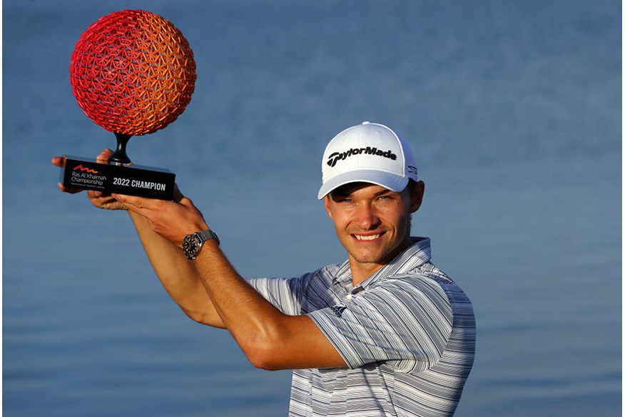 Nicolai Hojgaard claimed his second DP World Tour win at the Ras al Khaimah Championship.