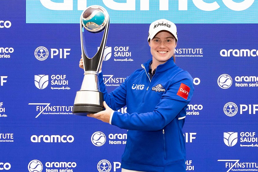 Leona Maguire 2024 Aramco Team Series London Champion