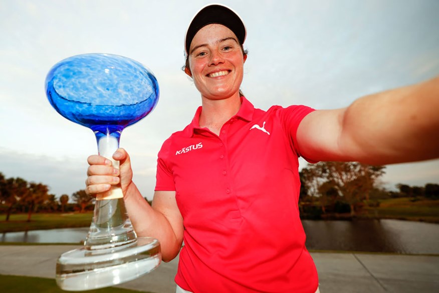 Leona Maguire became the first Irish woman to win on the LPGA Tour.