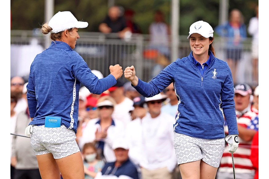 Leona Maguire at the Solheim Cup