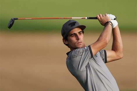 Joaquin Niemann plays with a Ping G430 Hybrid