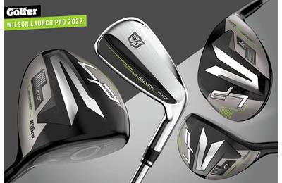 The new Wilson Launch Pad driver, fairway wood, hybrid and hybrid irons.