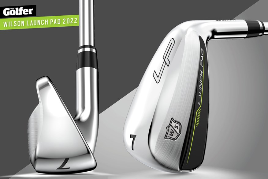 Wilson Launch Pad 2022 golf hybrid iron.