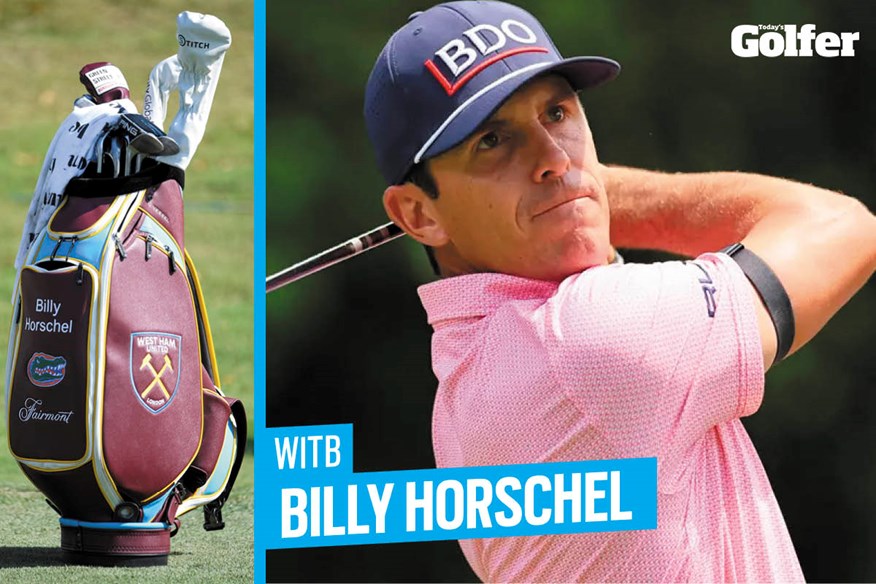 What golf clubs and other equipment does Billy Horschel use?