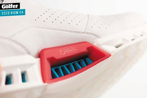 The Ecco Biom C4 golf shoe. The Ecco Biom C4 golf shoe.