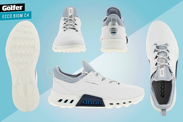 The Ecco Biom C4 golf shoe.