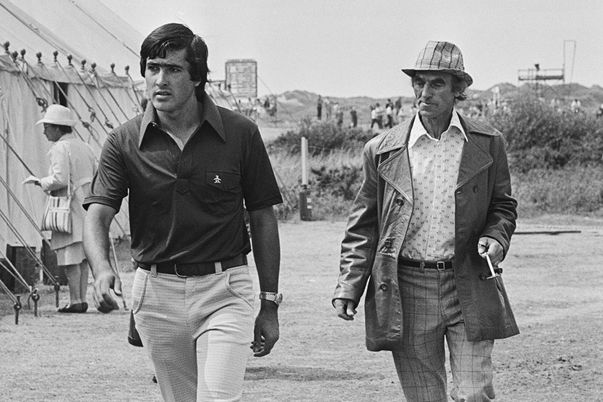 Maurice Flitcroft follows Seve Ballesteros at The Open.