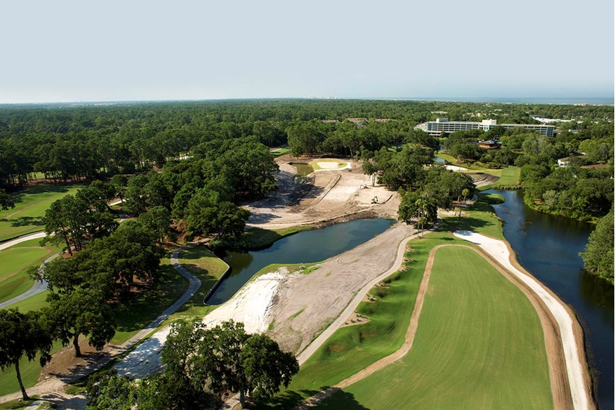 Pete Dye oversaw big changes to the 12th at Sawgrass in 2016.