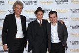 Mark Rylance (centre), plays Maurice Flitcroft in The Phantom of The Open, which was written by Simon Farnaby (left), and directed by Craig Roberts (right).