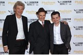 Mark Rylance (centre), plays Maurice Flitcroft in The Phantom of The Open, which was written by Simon Farnaby (left), and directed by Craig Roberts (right).