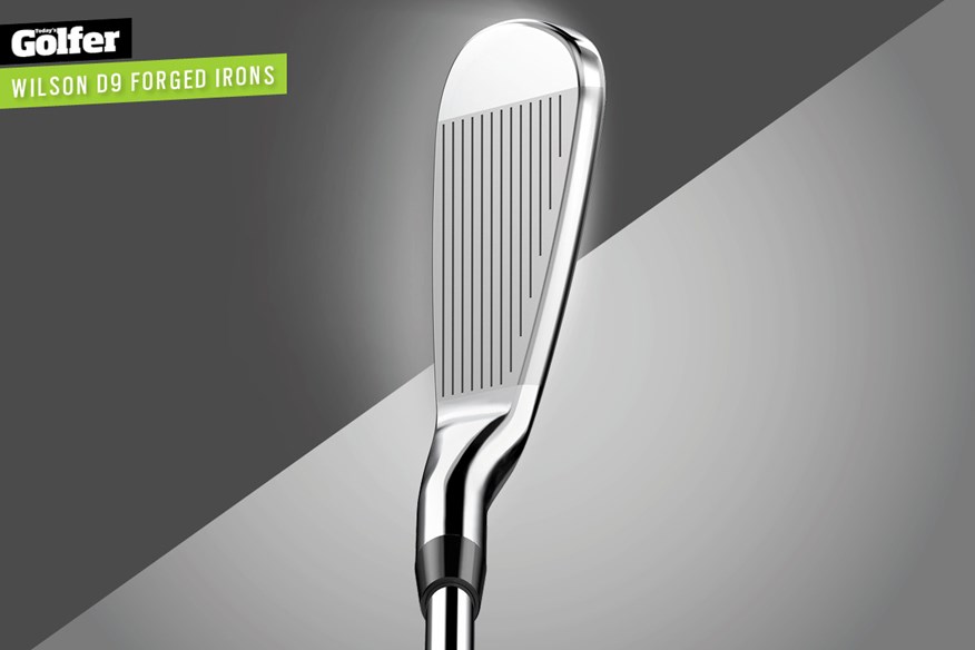 The Wilson D9 Forged iron has a thin topline and appealing look at address.