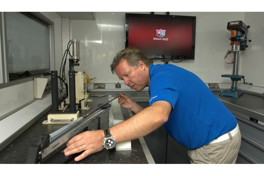 Phil Bonham working on the Wilson truck.