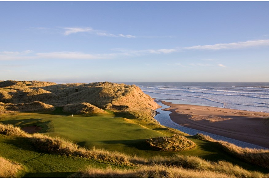 The 3rd Green at Trump International, Scotland.